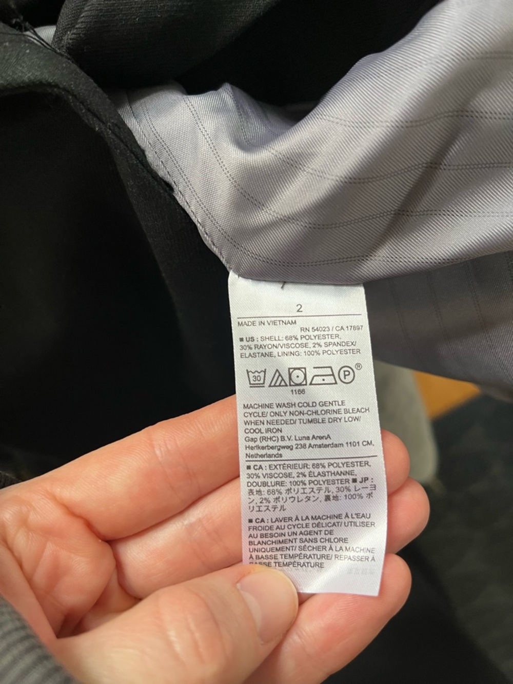 Banana Republic Black Blazer size 2 - Picture 8 of 8